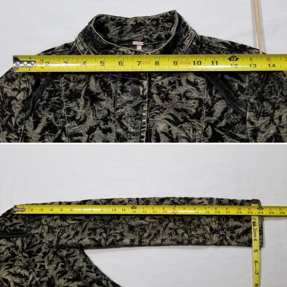 FREE PEOPLE "Follow the Flock" Motorcycle Jacket 5459E1M - Picture 12 of 16